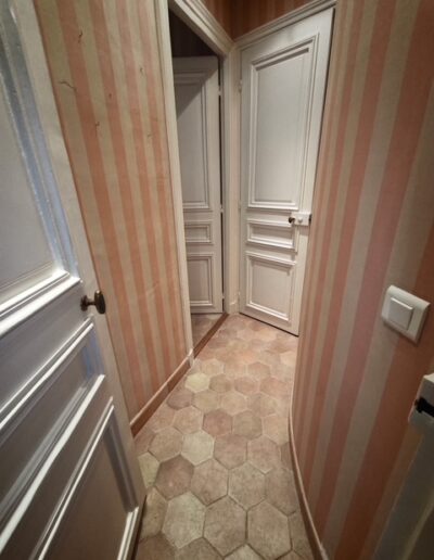 couloir propre après débarras d'un appartement