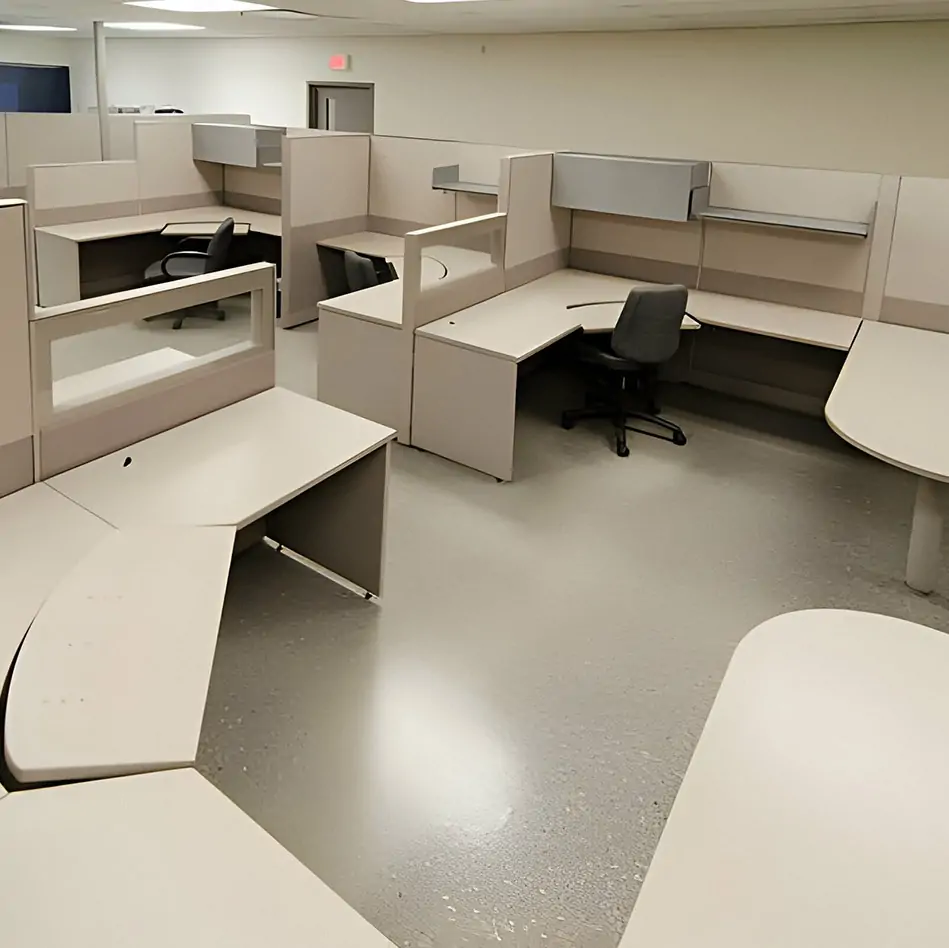 Débarras de bureau avec ameublement professionnel à demonter