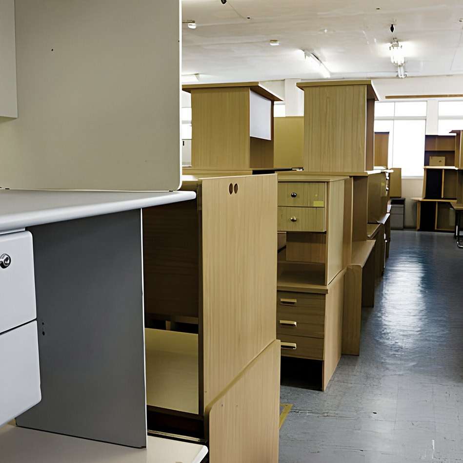 Revalorisation du mobilier professionnel par le don a des associations et recyclage