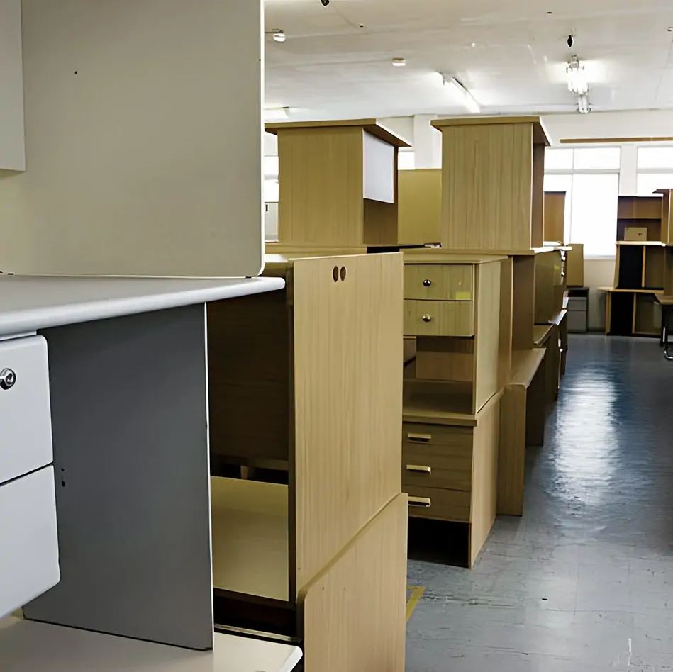 Revalorisation du mobilier professionnel par le don a des associations et recyclage