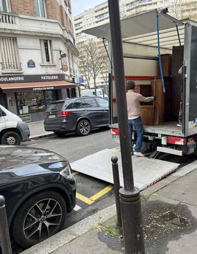 Debarras appartement rue Léon Dierx paris 75015, camion