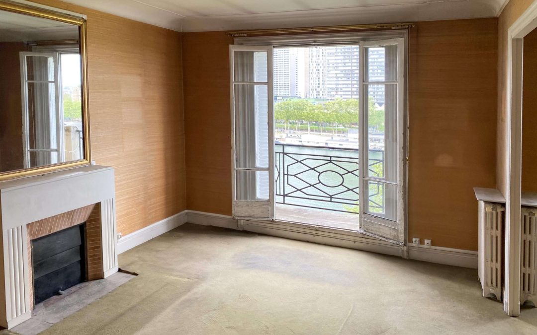 Débarras Appartement Quai Bleriot, Paris 75016, Salon vide