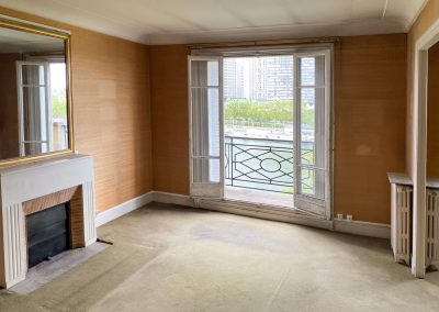 Débarras Appartement Quai Bleriot, Paris 75016, Salon vide