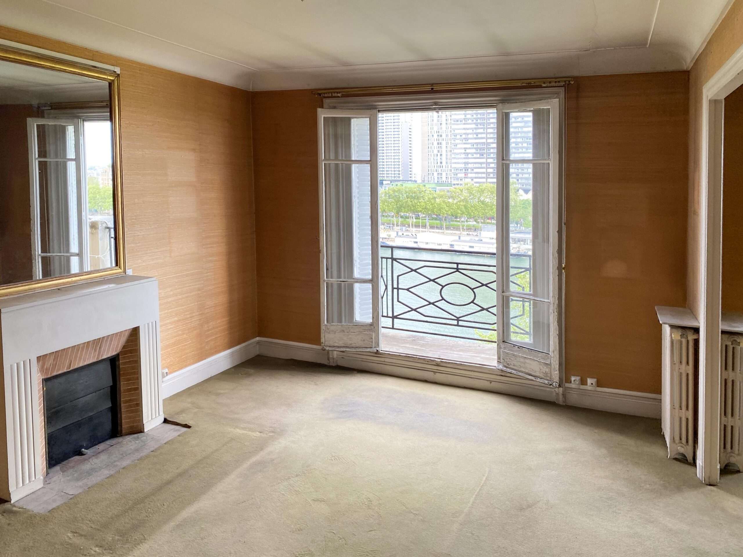 Débarras Appartement Quai Bleriot, Paris 75016, Salon vide