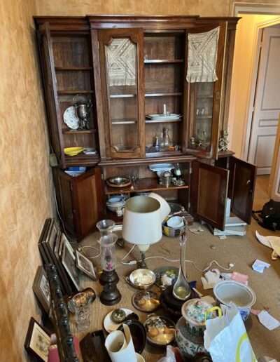Débarras d'appartement rue Raynouard, Paris 16e. Antiquités.