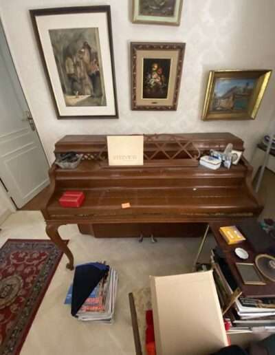 Dbarras de maison a Lamorlaye, piano