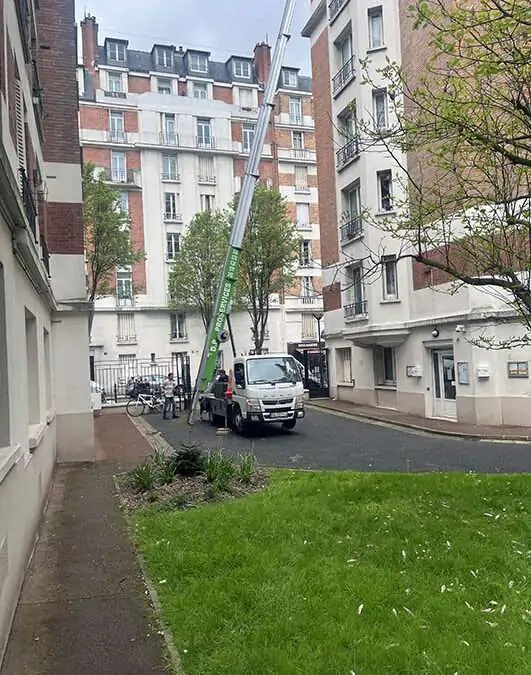 Appartement vidé au 7e étage – Rue Léon Dierx, Paris 15e