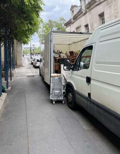 Camions dans la Rue