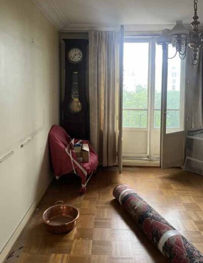 salon encombré