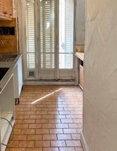 Debarras appartement rue Lacepede Paris 75005 Cuisine