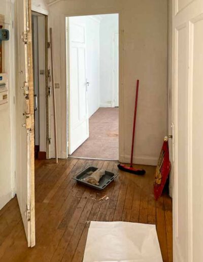 Debarras appartement rue Lacepede Paris 75005 Entree