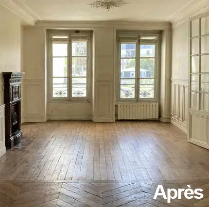 Bureau vide apès le débarras