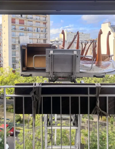 Débarras appartement, Boulevard de Picpus, Paris 12e, Monte meubles