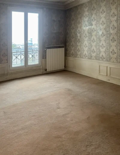 Debarras appartement rue Cauilancourt apris 18, chambre vide