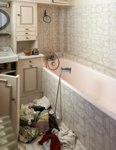 Debarras appartement rue Cauilancourt apris 18, salle de bains 1