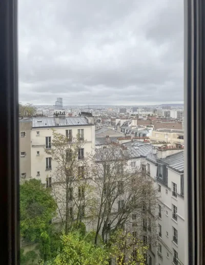 Debarras appartement rue Cauilancourt apris 18, vue paris