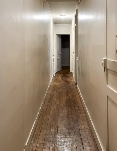 Débarras de succession valorise, rue Théodore Deck Paris 75015, Couloir vide 1