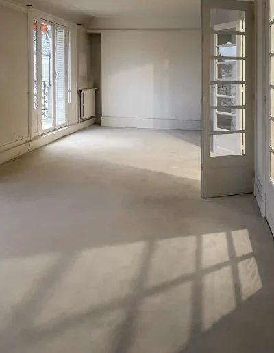 Débarras Appartement Rue Duvivier, Paris 75007, Salon vide 4