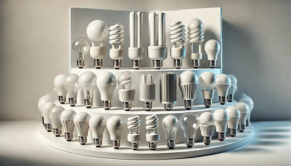 Comparatif ampoules LED, fluocompactes et incandescentes