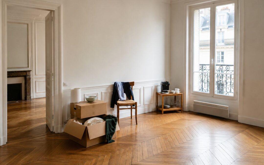 Débarras après location à Paris : que faire des objets laissés par un locataire ? 11 Appartement parisien après location avec objets laissés avant débarras