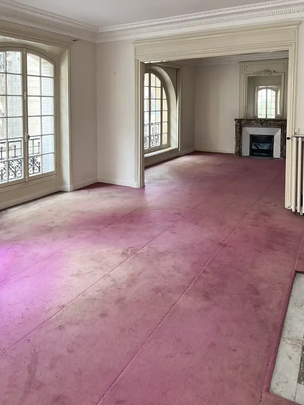Débarras valorisé Rue Palatine, salon vide 2