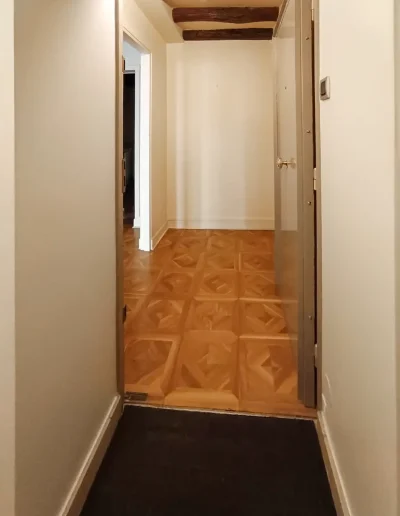 Débarras appartement rue de Bievre, Paris 75005, entrée