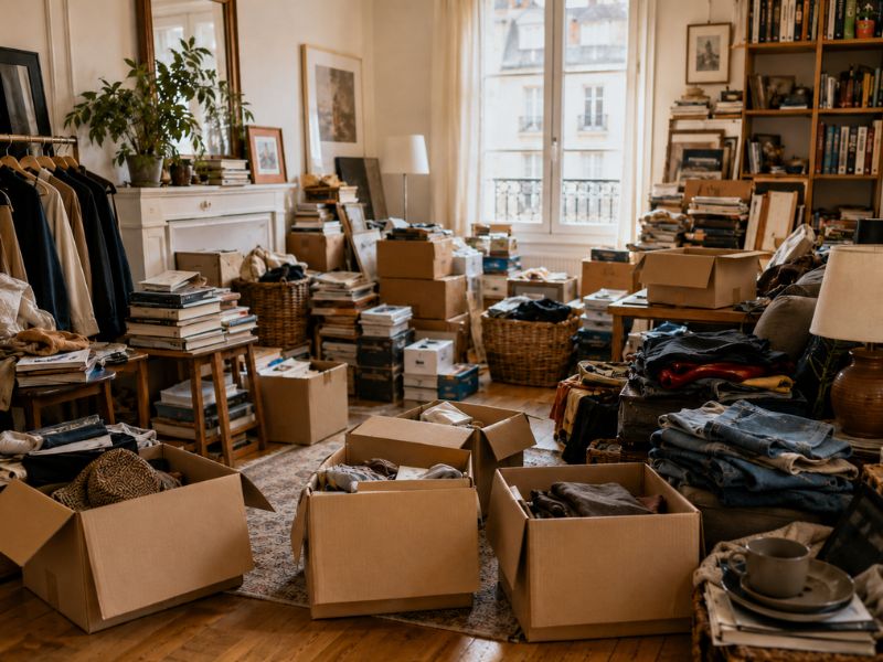 Débarras d'un appartement très encombré
