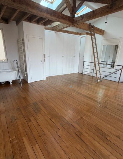 Débarras d'un duplex à paris, baignoir