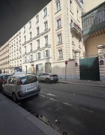 Débarras d'un duplex à paris, extérieur