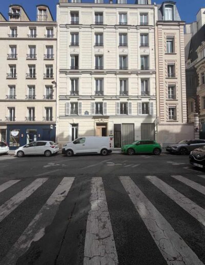 Débarras d'un duplex à paris, façade