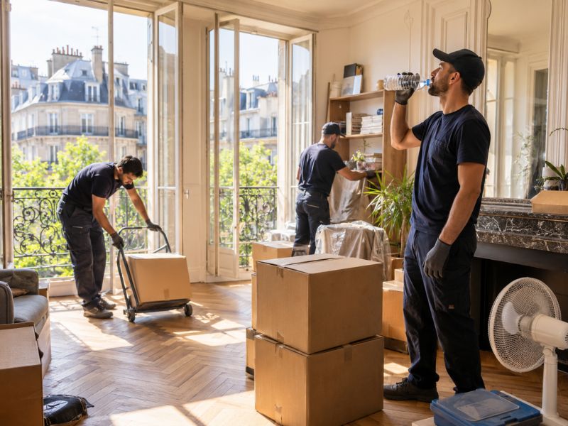 Débarras et canicule comment organiser une intervention en été