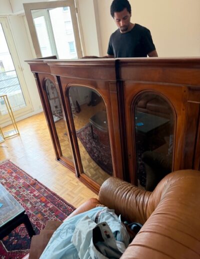meuble lors d'un débarras d'appartement à paris 11e