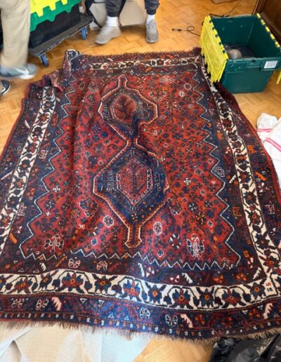 tapis lors d'un débarras d'appartement paris 11e