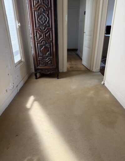 Débarras d'un appartement et de cinq caves, Paris 14e : rue de l'Observatoire, cinquième étage 7 coulour vidé pendant un débarras