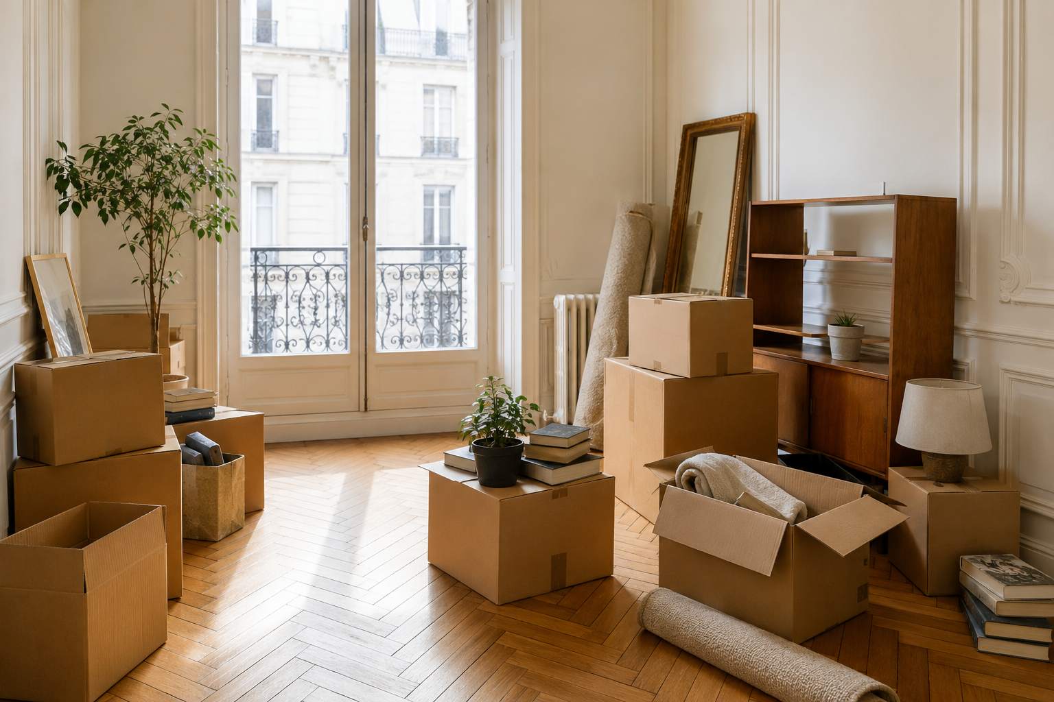appartement parisien, debarras après separation à paris