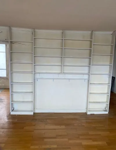 débarras appartement 6e étage et achat livres