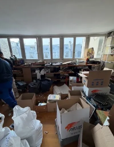 débarras appartement 6e étage paris